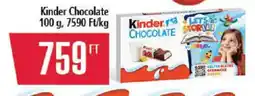 Coop Kinder chocolate ajánlat