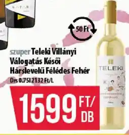 Coop Teleki Villányi ajánlat