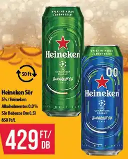 Coop Heineken Sör ajánlat