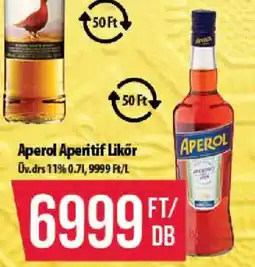 Coop Aperol aperitif likör ajánlat