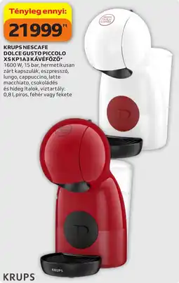 Auchan Krups nescafe dolce gusto piccolo ajánlat