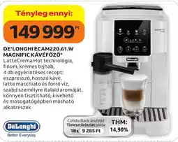 Auchan DeLonghi magnific kávéfőző ajánlat