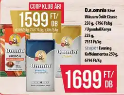 Coop D.e.omnia Kávé ajánlat