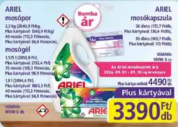 PlusMarket ariel mosókapszula ajánlat