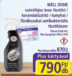 PlusMarket Well done kerámia-tisztító ajánlat