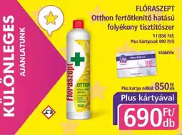 PlusMarket Floraszept otthon fertőtlenítő hatású folyékony tisztítószer ajánlat