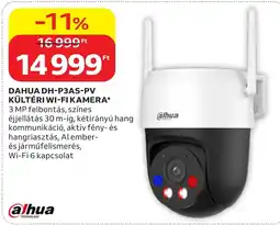 Auchan Dahua kültéri wi-fi kamera ajánlat