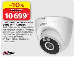 Auchan Dahua dh-t3a-pv beltéri dome wi-fi kamera ajánlat