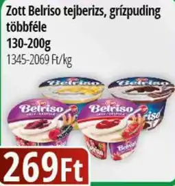 Real Zott belriso tejberizs ajánlat