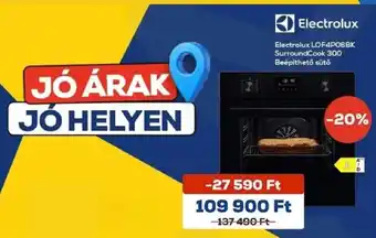 Electrolux beépíthető sütő
