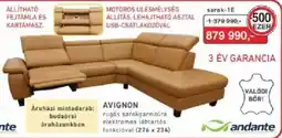 RS Bútor Andante avignon rugós sarokgarnitúra ajánlat