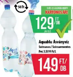 Coop Aquablu ásványvíz ajánlat