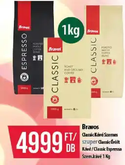 Coop Bravos classic kávé ajánlat