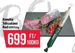 Coop Kométa téliszalámi rúd ajánlat