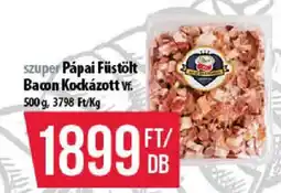Coop Pápai Füstölt Bacon Kockázott ajánlat