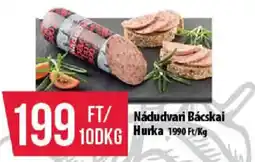 Coop Nádudvari Bácskai Hurka ajánlat