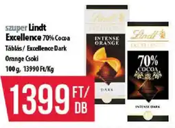 Coop Lindt Excellence Dark ajánlat