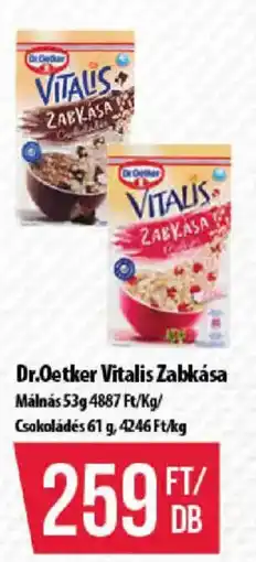 Coop Dr.Oetker vitalis zabkása ajánlat