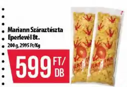 Coop Mariann száraztészta ajánlat