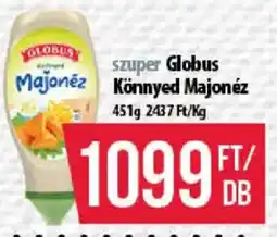 Coop Globus könnyed majonéz ajánlat
