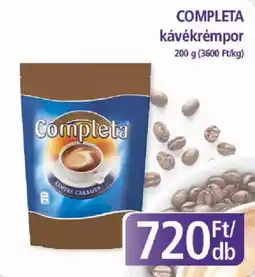 PlusMarket Completa kávékrémpor ajánlat
