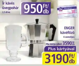 PlusMarket Enger kávéfőző ajánlat