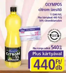 PlusMarket Olympos citrom ízesítő ajánlat