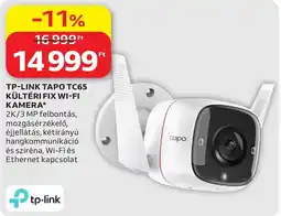 Auchan Tp-link tapo tc65 kültéri fix wi-fi kamera ajánlat