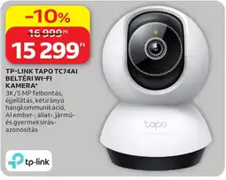 Auchan Tp-link tapo tc74ai beltéri wi-fi kamera ajánlat