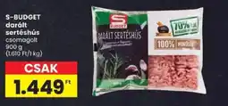 Spar S budget darált sertéshús ajánlat