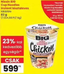 Spar Nissin cup noodles ajánlat