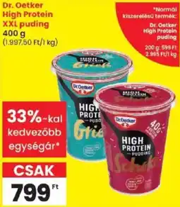 Spar Dr Oetker high protein pudding ajánlat