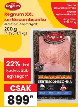 Spar Regnum sertéscombsonka ajánlat