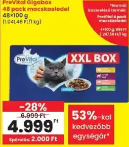 Spar Prevital macskaeledel ajánlat