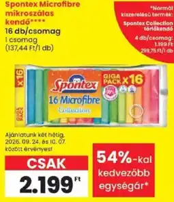 Spar Spontex mikroszálas kendő ajánlat
