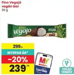 Spar Fino vegán bar ajánlat