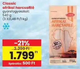 Spar Classic afrikai harcsafilé ajánlat