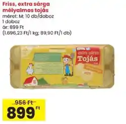 Spar Friss extra sárga tojás ajánlat
