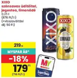 Spar Xixo szénsavas üdítőital ajánlat