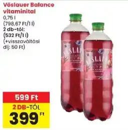 Spar Vöslauer Balance vitaminital ajánlat