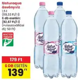 Spar Naturaqua ásványvíz ajánlat