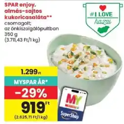 Spar spar enjoy kukoricasalata ajánlat