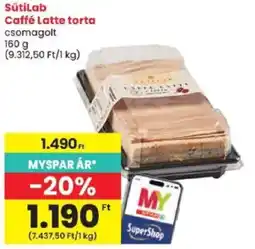 Spar SütiLab Caffé Latte torta ajánlat