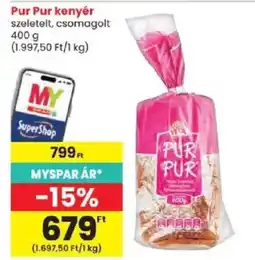 Spar Pur Pur kenyer ajánlat