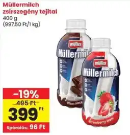 Spar müller milch zsírszegény tejital ajánlat