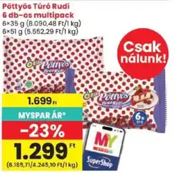 Spar Orlis pottvos turo rudi ajánlat