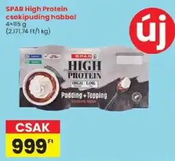 Spar spar high protein csokipuding habbal ajánlat