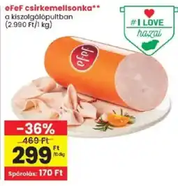 Spar eFeF csirkemellsonka ajánlat
