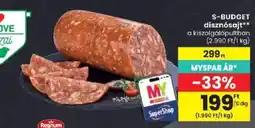 Spar Regnum disznósajt ajánlat