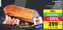 Spar S-Budget karaj ajánlat